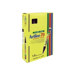 Artline 70 Black Permanent Marker (Pack of 12)