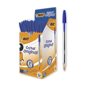 BIC Cristal Ballpoint Pen - Blue - Pack of 50
