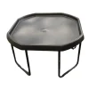 Black Tuff Tray and Stand - Height Adjustable