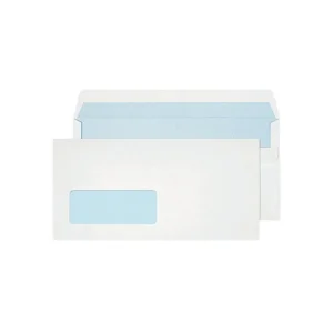 Blake Purely Everyday Dl 90gsm Self Seal White Window Envelopes (Pack of 50)