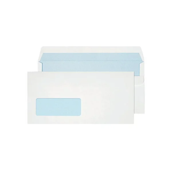 Blake Purely Everyday Dl 90gsm Self Seal White Window Envelopes (Pack of 50)