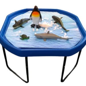 Blue Tuff Tray and Stand - Height Adjustable
