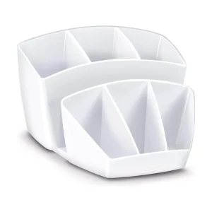CEP Pro White Gloss Desk Tidy