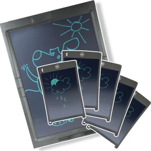 Childrens LCD Writing Tablets Class Pack - 5 Small + 1 large