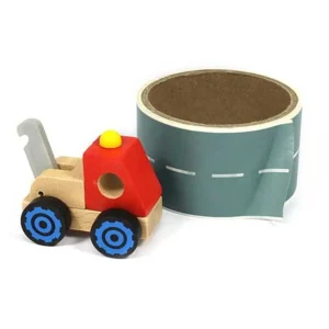 Children's Road Tape & Wooden Toy Truck