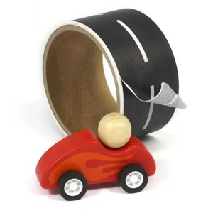 Children's Road Tape & Wooden Toy Car