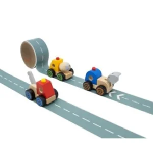 Children's Road Tape & Wooden Toy Truck