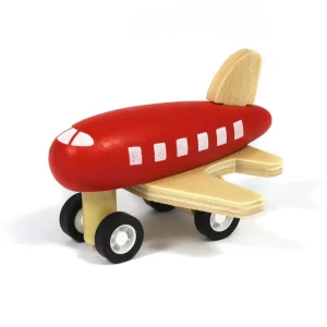 Children's Runway Play Tape & Wooden Toy Plane