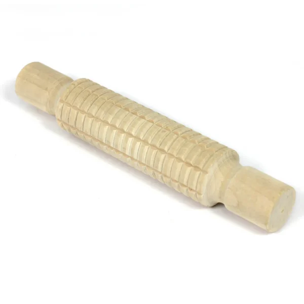 Childrens Wooden Rolling Pin - 3pc Patterned Set