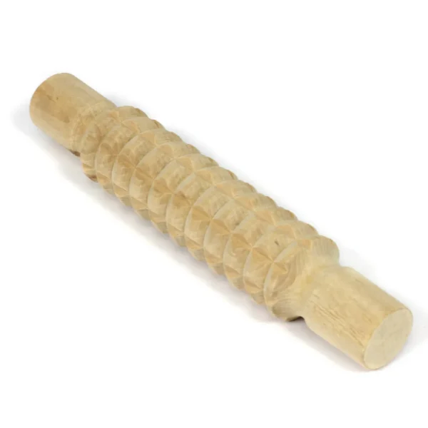 Childrens Wooden Rolling Pin - 3pc Patterned Set