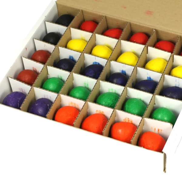 Chubbi Egg Wax Crayons 8 Assorted Colours