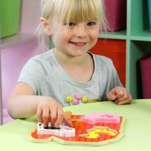Chunky Farm Animal Wooden Jigsaw Puzzle for Kids
