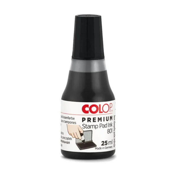 COLOP 801 Black Stamp Pad Ink 25ml