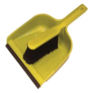Dustpan & Soft Brush Set - Yellow