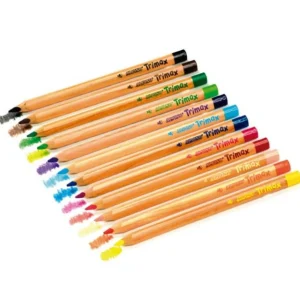 Ergonomic Jumbo Colour Pencils - 12pk