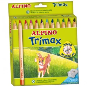 Ergonomic Jumbo Colour Pencils - 12pk