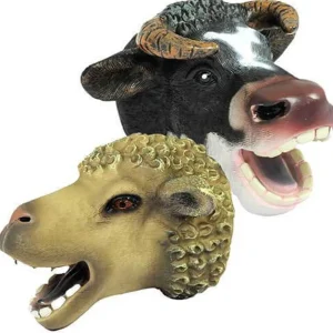 Farm Animal Hand Puppets - Sheep & Cow.