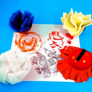 Giant Textured Palm Printers Set Of 4