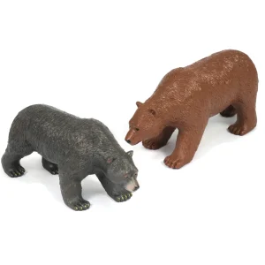 16 Inch Brown And Black Bear Bundle