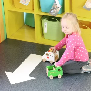 Interlocking Foam Floor Tiles - Arrow Design | Safe Play Mats for Kids