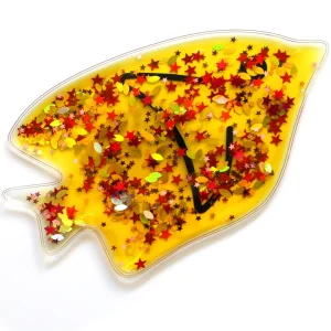 Jelly Fish Shapes Var Colours W Glitter Pack Of 4