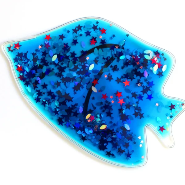 Jelly Fish Shapes Var Colours W Glitter Pack Of 4