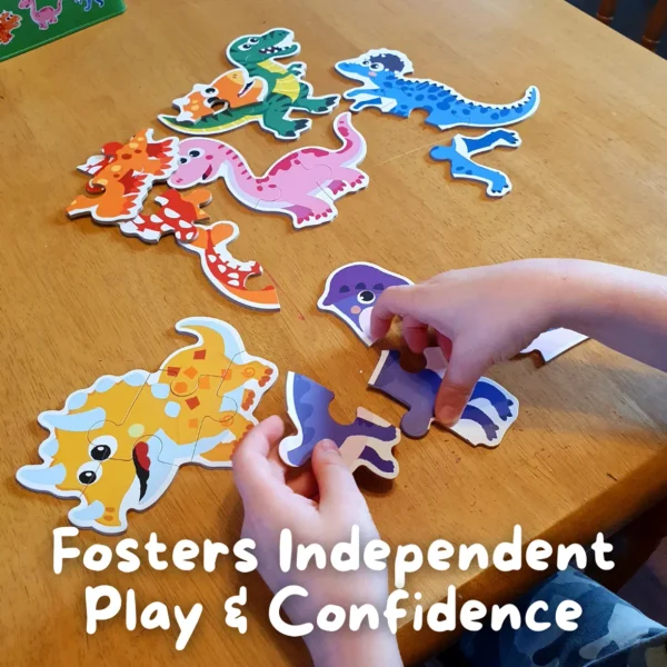 Jigsaw Puzzles in Box - Dinosaurs