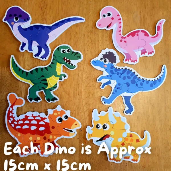 Jigsaw Puzzles in Box - Dinosaurs