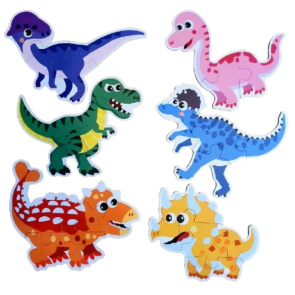Jigsaw Puzzles in Box - Dinosaurs