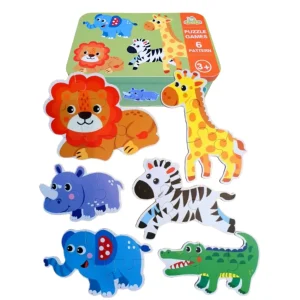 Jigsaw Puzzles in Box - Zoo Animals