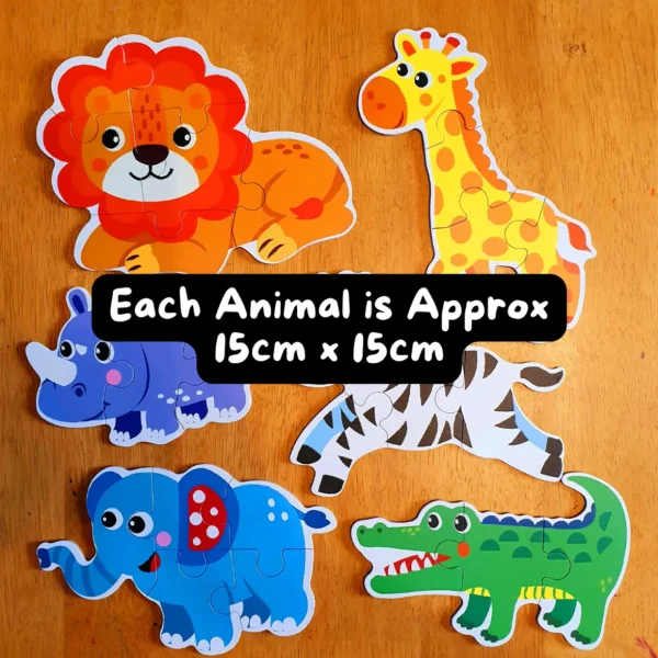 Jigsaw Puzzles in Box - Zoo Animals
