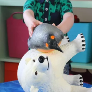 Jumbo Polar Bear Toy - 20 Inches of Arctic Imagination