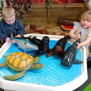 Jumbo Sea Animals Bundle - 5-Piece Set for Creative Play & Learning