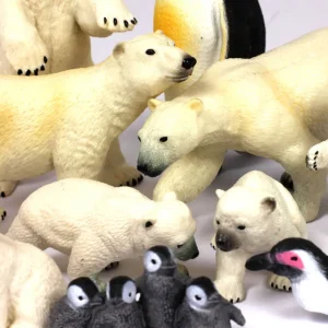 Jumbo Small World Arctic Animal Toys Adventure Set - 13pc