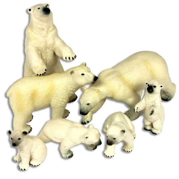 Jumbo Small World Arctic Animal Toys Adventure Set - 13pc