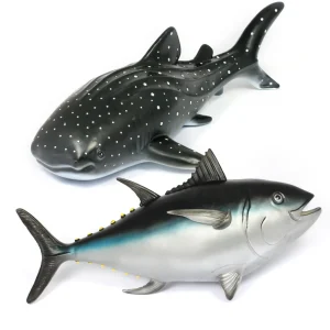 Jumbo Small World Sea Animal Toys 2pc - Whale & Tuna