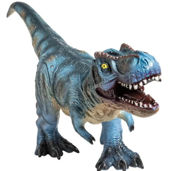 Jumbo T-REX Toy Blue - 23 Inch - Perfect for Small World Play