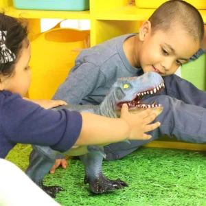 Jumbo T-REX Toy Blue - 23 Inch - Perfect for Small World Play