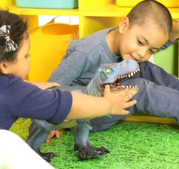 Jumbo T-REX Toy Blue - 23 Inch - Perfect for Small World Play