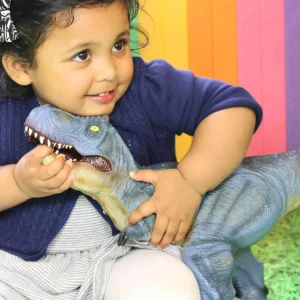 Jumbo T-REX Toy Blue - 23 Inch - Perfect for Small World Play