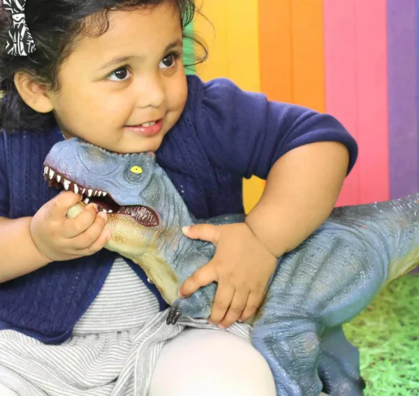 Jumbo T-REX Toy Blue - 23 Inch - Perfect for Small World Play