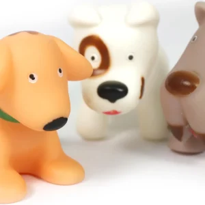 Kids 3PC Bath Toys - Dog Shaped