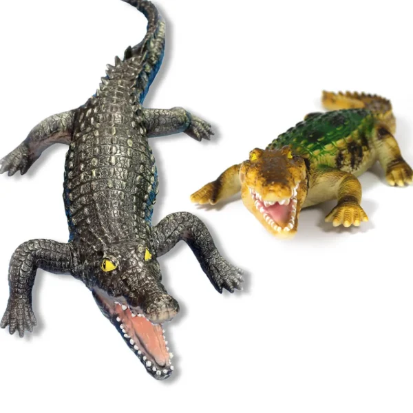 2 Large Crocodile Toys - 47 & 20 inch