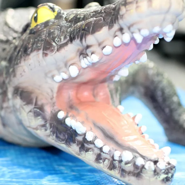 2 Large Crocodile Toys - 47 & 20 inch