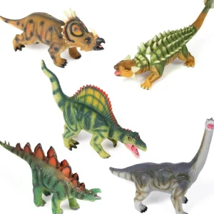 Large Dinosaur Toys Set of 5 - Approx 20 inch