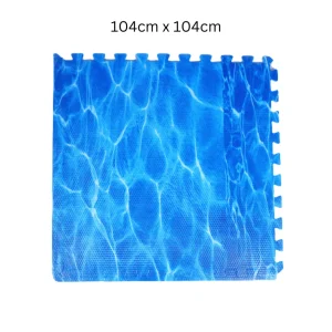 Large Interlocking Foam Mats - Water Effect