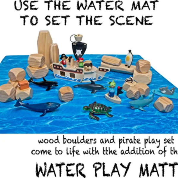 Large Interlocking Foam Mats - Water Effect