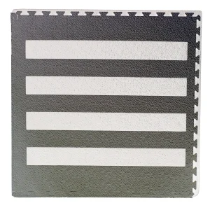 Large Interlocking Foam Play Mats - Zebra Crossing Design - 104 x 104cm