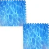 Large Interlocking Foam Play Mats - 2x Water