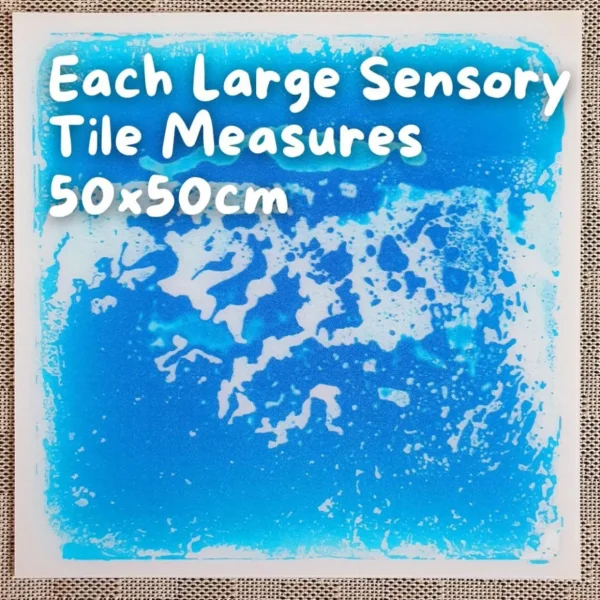 Large Sensory Floor Tiles - Non-Slip, Durable, & Calming